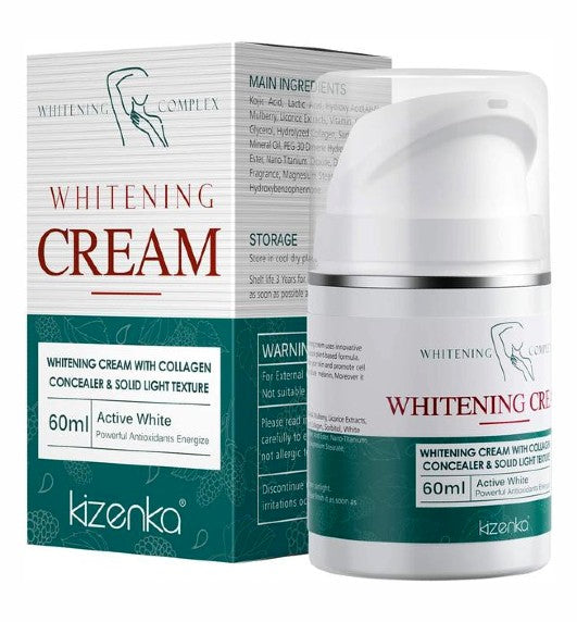 Kizenka Underarm and Private Parts Whitening Cream & Moisturizer For All Skin Types - Kizenka