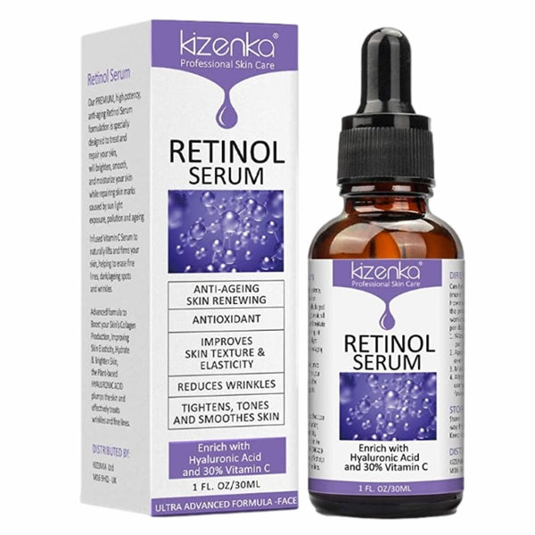 Kizenka Retinol Serum For Face & Body Packed With Everything Your Skin Cells Love & Need - Kizenka